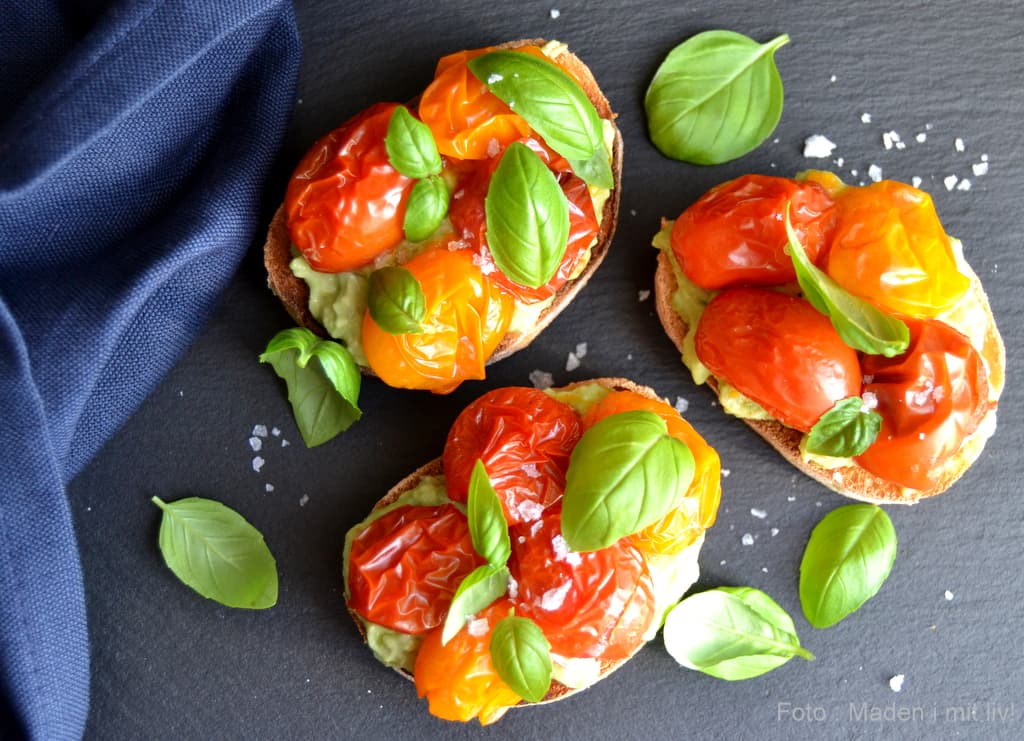 Bruschetta med Avocado og Chili