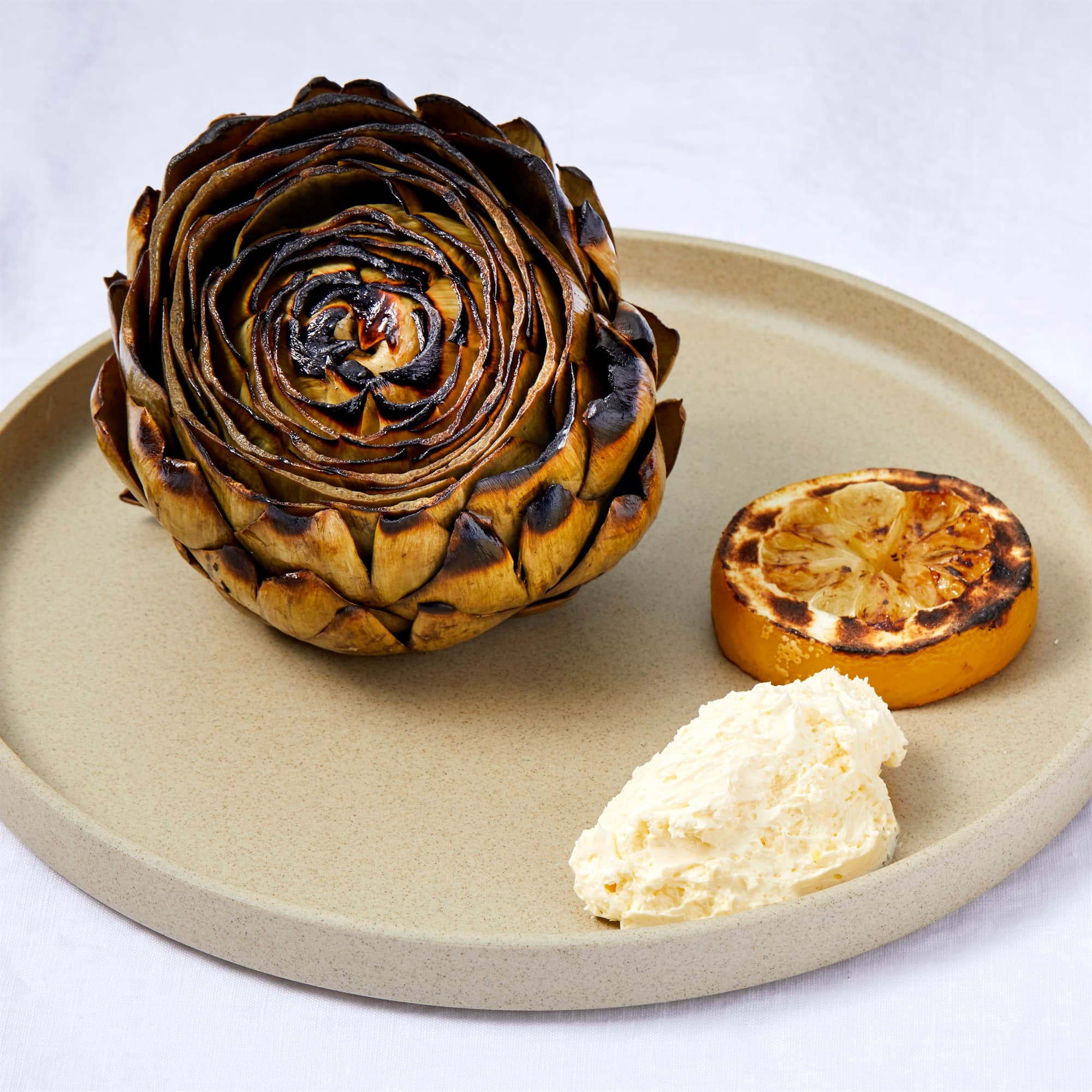 Grillet Artiskok med Citron-aioli