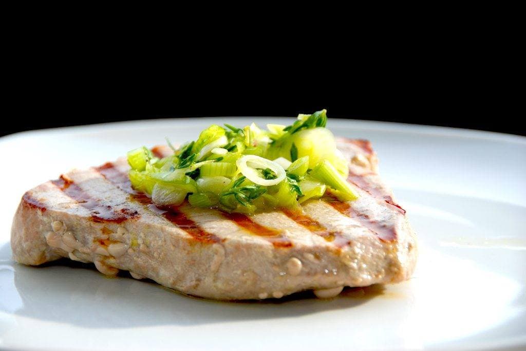 Grillet Tunbøf med Romesco